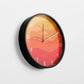 Bold Graphic Abstract Wall Clock