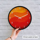 Bold Graphic Abstract Wall Clock