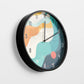 Retro Geo Pattern Wall Clock