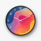 Colorful Midcentury Dots Wall Clock
