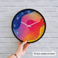 Colorful Midcentury Dots Wall Clock
