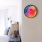 Colorful Midcentury Dots Wall Clock