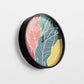 Serene Pastel Watercolor Wall Clock
