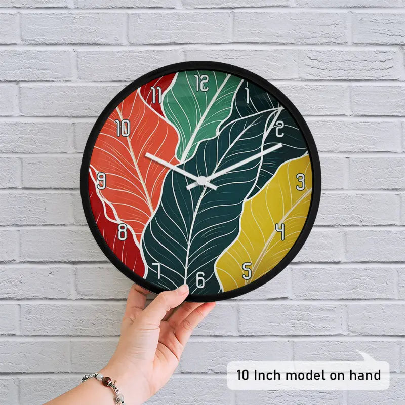 Serene Pastel Watercolor Wall Clock