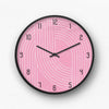 Earth Tone Swirls Wall Clock