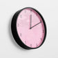 Earth Tone Swirls Wall Clock