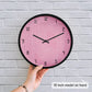 Earth Tone Swirls Wall Clock