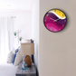Playful Geometric Shapes Wall Clock