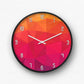 Vivid Brushstroke Art Wall Clock