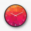 Vivid Brushstroke Art Wall Clock