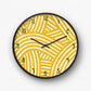 Minimalist Pink Geo Wall Clock