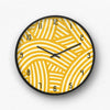 Minimalist Pink Geo Wall Clock