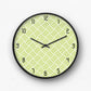 Soft Petal Blush Wall Clock