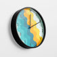 Abstract Desert Sun Wall Clock