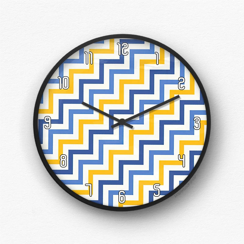 Warm Boho Sun Wall Clock
