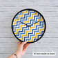 Warm Boho Sun Wall Clock