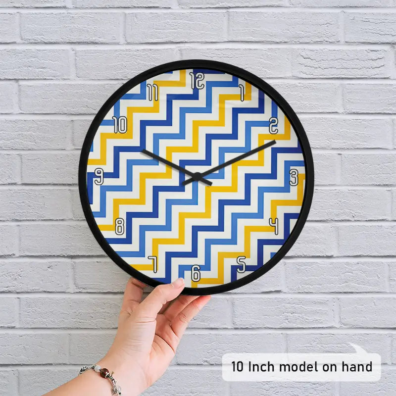 Warm Boho Sun Wall Clock