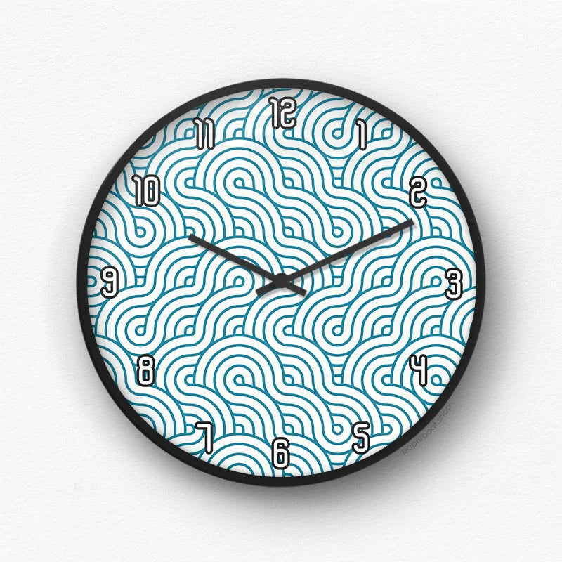 Lush Abstract Oasis Wall Clock