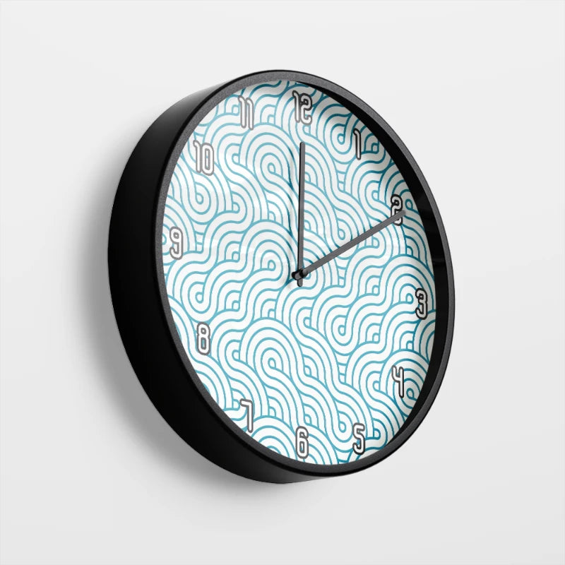 Lush Abstract Oasis Wall Clock