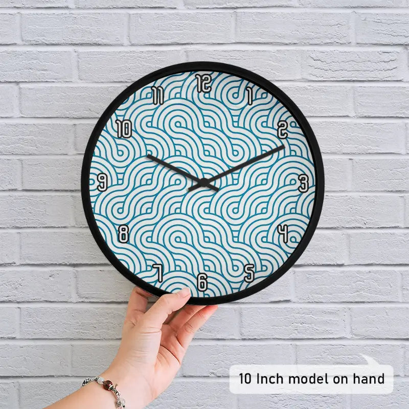 Lush Abstract Oasis Wall Clock