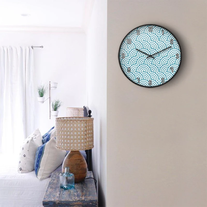 Lush Abstract Oasis Wall Clock
