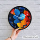 Vibrant Tropical Jungle Wall Clock