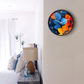 Vibrant Tropical Jungle Wall Clock