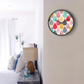 Pastel Terrazzo Speckle Wall Clock