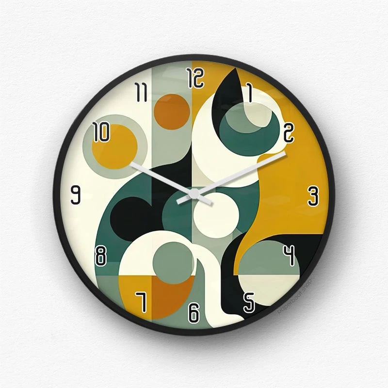 Whimsical Dotted Pattern Wall Clock