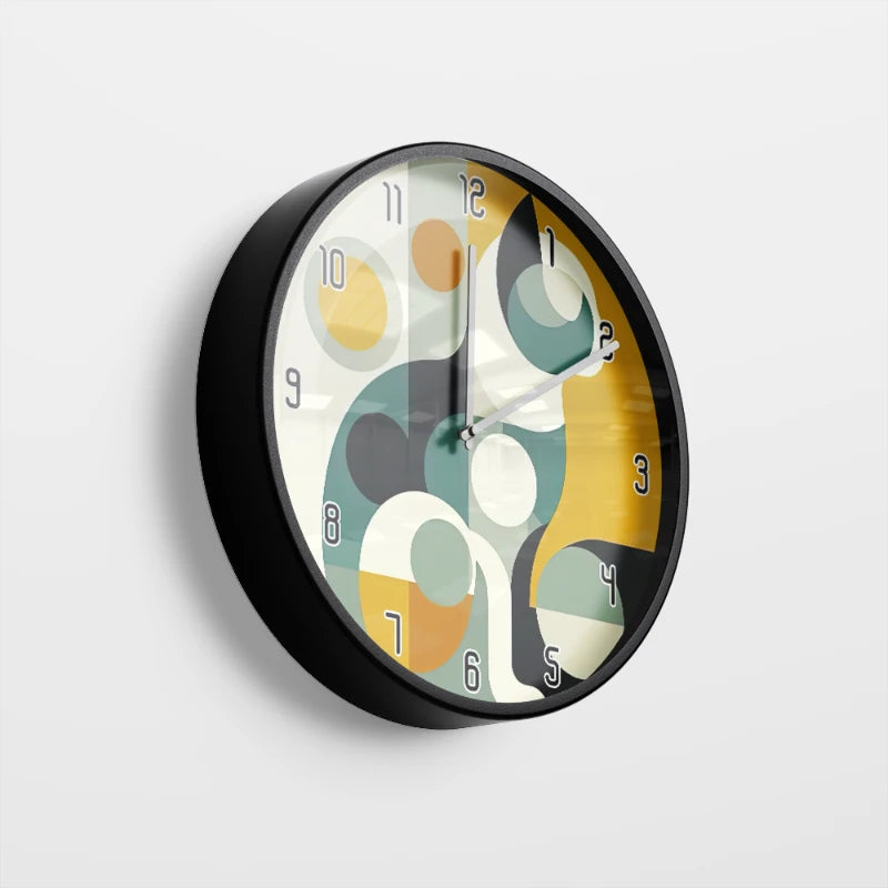 Whimsical Dotted Pattern Wall Clock