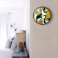 Whimsical Dotted Pattern Wall Clock