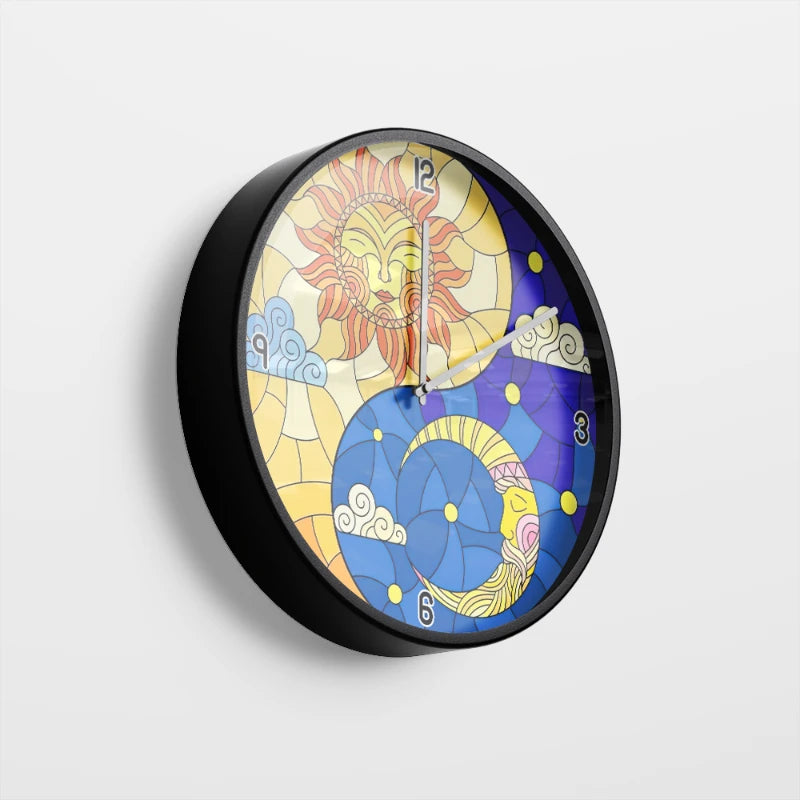 Bright Summer Shapes Wall Clock