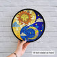 Bright Summer Shapes Wall Clock