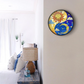 Bright Summer Shapes Wall Clock