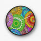 Soft Rainbow Arch Wall Clock