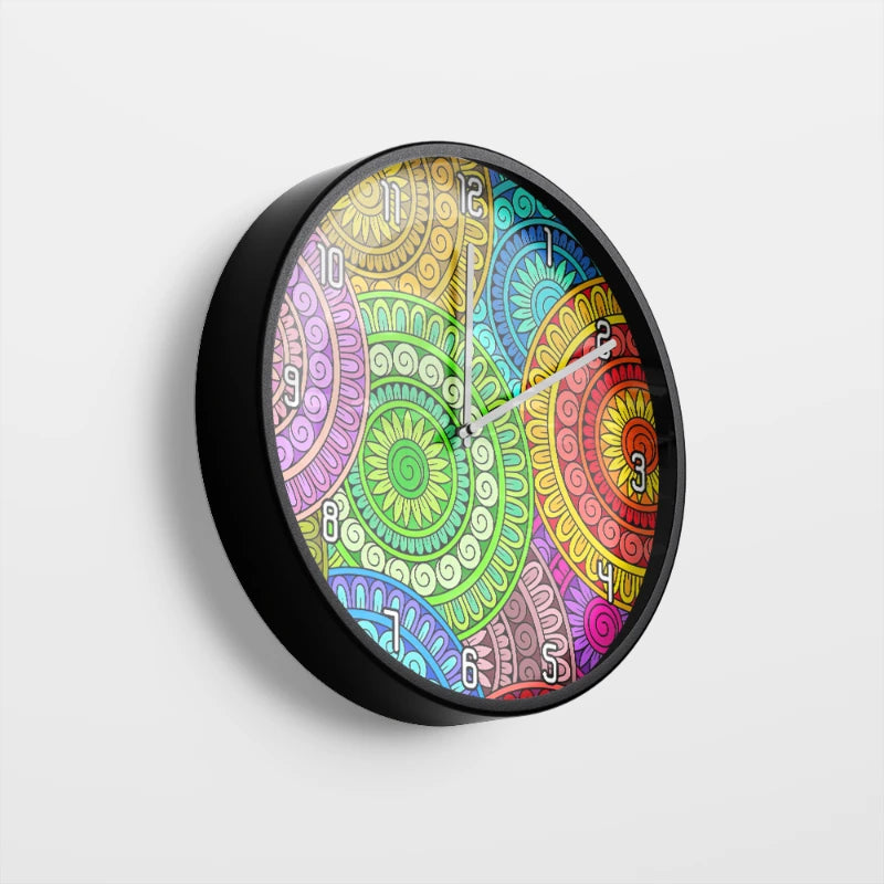 Soft Rainbow Arch Wall Clock