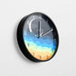 Tropical Leaves Pattern Wall Clock