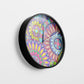 Delicate Floral Line Art Wall Clock