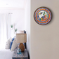 Modern Abstract Leaf Wall Clock