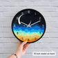 Night Sky Cloud Moon Wall Clock