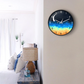 Night Sky Cloud Moon Wall Clock