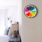 Colorful Citrus Slice Wall Clock