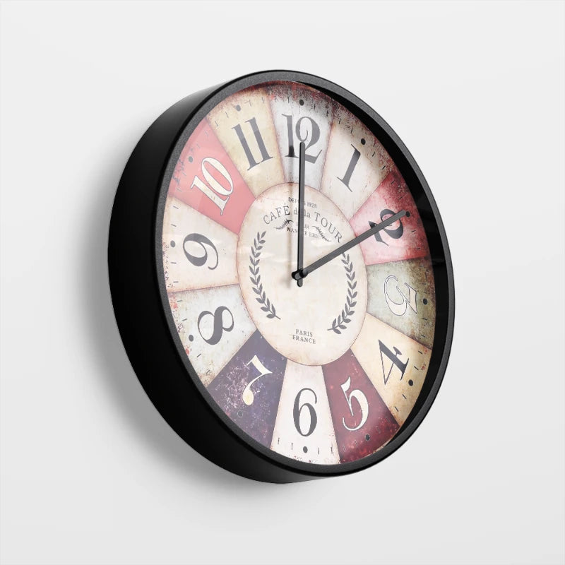 Vintage Cafe De La Tour Wall Clock