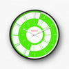 24 Hours Day & Night Dial Light Wall Clock