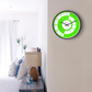 24 Hours Day & Night Dial Light Wall Clock