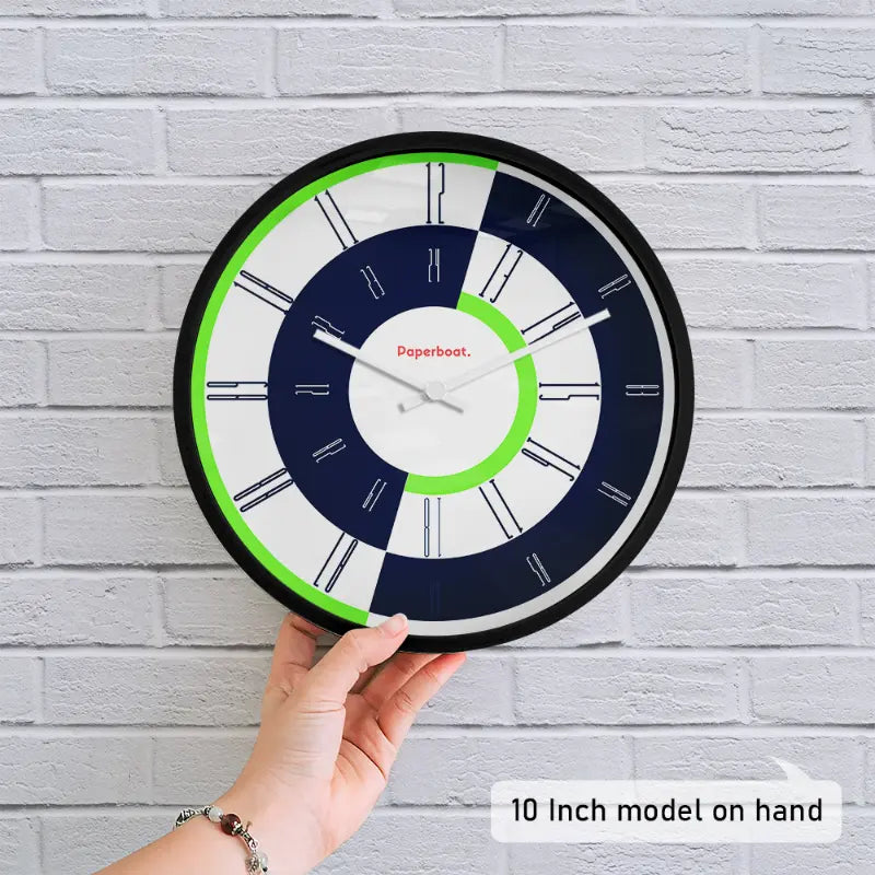24 Hours Day & Night Dial Dark wall clock