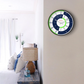 24 Hours Day & Night Dial Dark wall clock
