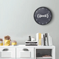 Geek Curly Braces Wall Clock