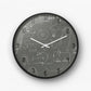 Physics Science Formulas Chalkboard Wall Clock