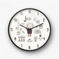 Judge Cartoon Character Law Wall Clock